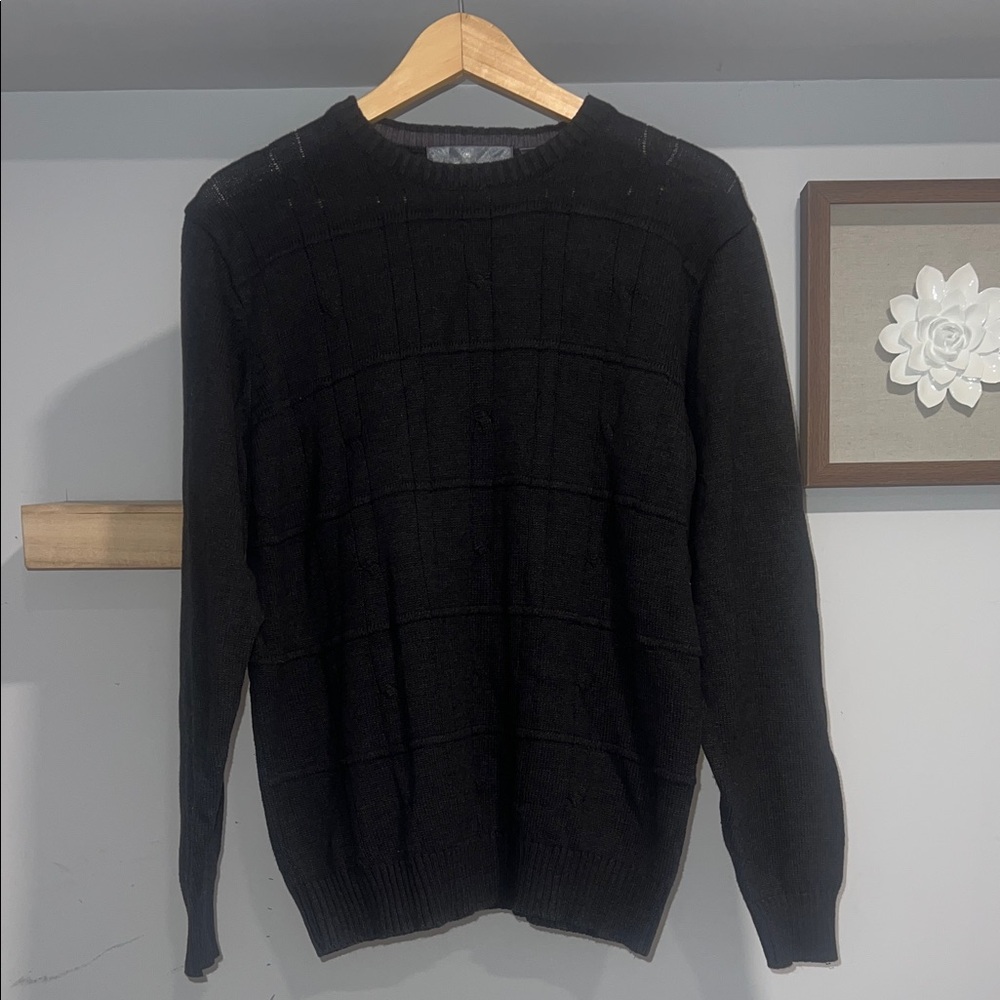 Oscar de la Renta cable‎ kint men’s sweater
